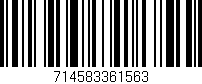 Código de barras (EAN, GTIN, SKU, ISBN): '714583361563'