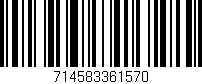 Código de barras (EAN, GTIN, SKU, ISBN): '714583361570'