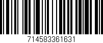 Código de barras (EAN, GTIN, SKU, ISBN): '714583361631'