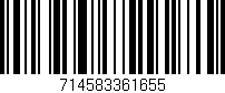 Código de barras (EAN, GTIN, SKU, ISBN): '714583361655'