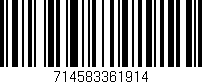 Código de barras (EAN, GTIN, SKU, ISBN): '714583361914'