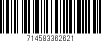 Código de barras (EAN, GTIN, SKU, ISBN): '714583362621'