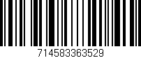Código de barras (EAN, GTIN, SKU, ISBN): '714583363529'