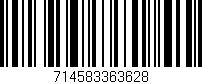 Código de barras (EAN, GTIN, SKU, ISBN): '714583363628'