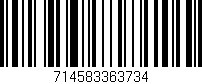 Código de barras (EAN, GTIN, SKU, ISBN): '714583363734'