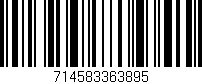 Código de barras (EAN, GTIN, SKU, ISBN): '714583363895'