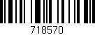 Código de barras (EAN, GTIN, SKU, ISBN): '718570'