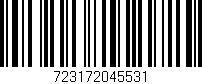 Código de barras (EAN, GTIN, SKU, ISBN): '723172045531'
