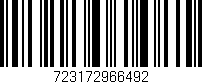 Código de barras (EAN, GTIN, SKU, ISBN): '723172966492'