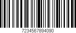 Código de barras (EAN, GTIN, SKU, ISBN): '7234567894090'