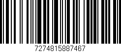Código de barras (EAN, GTIN, SKU, ISBN): '7274815887467'