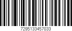 Código de barras (EAN, GTIN, SKU, ISBN): '7295133457033'