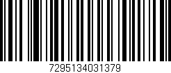 Código de barras (EAN, GTIN, SKU, ISBN): '7295134031379'