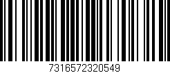 Código de barras (EAN, GTIN, SKU, ISBN): '7316572320549'