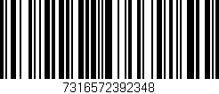 Código de barras (EAN, GTIN, SKU, ISBN): '7316572392348'