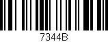 Código de barras (EAN, GTIN, SKU, ISBN): '7344B'