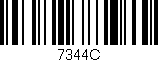 Código de barras (EAN, GTIN, SKU, ISBN): '7344C'