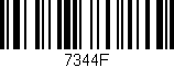 Código de barras (EAN, GTIN, SKU, ISBN): '7344F'
