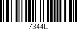 Código de barras (EAN, GTIN, SKU, ISBN): '7344L'