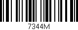 Código de barras (EAN, GTIN, SKU, ISBN): '7344M'
