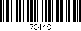 Código de barras (EAN, GTIN, SKU, ISBN): '7344S'
