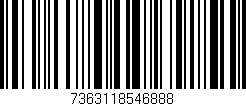 Código de barras (EAN, GTIN, SKU, ISBN): '7363118546888'