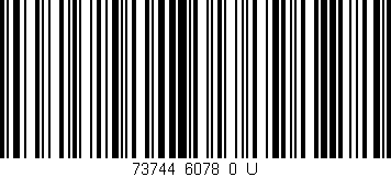 Código de barras (EAN, GTIN, SKU, ISBN): '73744_6078_0_U'