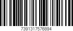 Código de barras (EAN, GTIN, SKU, ISBN): '7391317576894'
