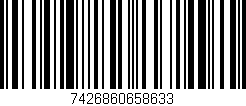 Código de barras (EAN, GTIN, SKU, ISBN): '7426860658633'