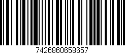 Código de barras (EAN, GTIN, SKU, ISBN): '7426860658657'