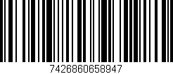 Código de barras (EAN, GTIN, SKU, ISBN): '7426860658947'