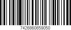 Código de barras (EAN, GTIN, SKU, ISBN): '7426860659050'