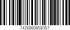 Código de barras (EAN, GTIN, SKU, ISBN): '7426860659357'