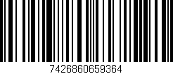 Código de barras (EAN, GTIN, SKU, ISBN): '7426860659364'