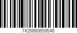 Código de barras (EAN, GTIN, SKU, ISBN): '7426860659548'