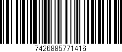 Código de barras (EAN, GTIN, SKU, ISBN): '7426885771416'