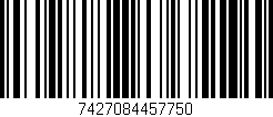 Código de barras (EAN, GTIN, SKU, ISBN): '7427084457750'