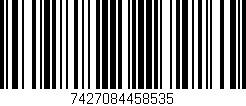 Código de barras (EAN, GTIN, SKU, ISBN): '7427084458535'