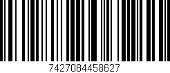 Código de barras (EAN, GTIN, SKU, ISBN): '7427084458627'