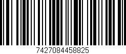 Código de barras (EAN, GTIN, SKU, ISBN): '7427084458825'