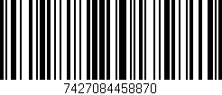 Código de barras (EAN, GTIN, SKU, ISBN): '7427084458870'