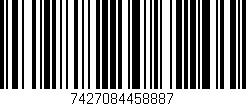 Código de barras (EAN, GTIN, SKU, ISBN): '7427084458887'