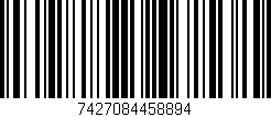 Código de barras (EAN, GTIN, SKU, ISBN): '7427084458894'