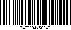 Código de barras (EAN, GTIN, SKU, ISBN): '7427084458948'