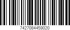 Código de barras (EAN, GTIN, SKU, ISBN): '7427084459020'