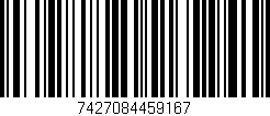 Código de barras (EAN, GTIN, SKU, ISBN): '7427084459167'