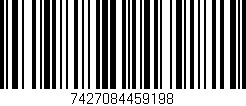 Código de barras (EAN, GTIN, SKU, ISBN): '7427084459198'