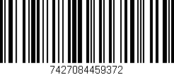 Código de barras (EAN, GTIN, SKU, ISBN): '7427084459372'