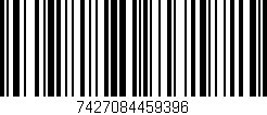Código de barras (EAN, GTIN, SKU, ISBN): '7427084459396'