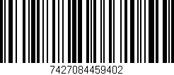 Código de barras (EAN, GTIN, SKU, ISBN): '7427084459402'